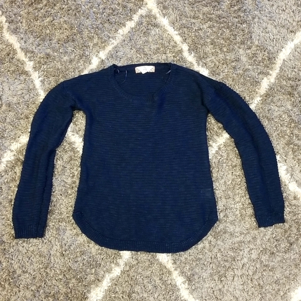 Pink Rose Knit Sweater